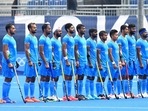 The Indian men's hockey team. (Getty) The Indian men's hockey team. (Getty)