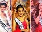 Chandigarh's Harnaaz Sandhu brought back the Miss Universe crown to India after 21 years on Monday, December 13, 2021. She has become the third Indian woman to win the coveted title. Before her, Lara Dutta was adjudged Miss Universe in 2000 when India registered a hattrick in winning international beauty pageants including Miss World and Miss Asia Pacific International. We bring to you the crowning moments of all three Indian Miss Universe winners.(Twitter)