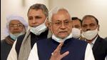 Bihar Chief Minister Nitish Kumar speaks to the media persons after Janata Ka Darbar programme in Patna on Monday. (Santosh Kumar/HT Photo) Bihar Chief Minister Nitish Kumar speaks to the media persons after Janata Ka Darbar programme in Patna on Monday. (Santosh Kumar/HT Photo)