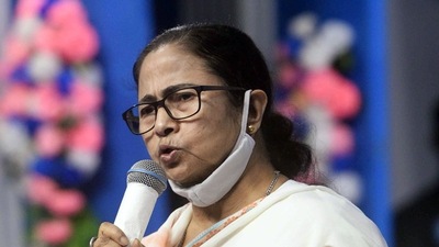 During her speech in Goa, West Bengal chief minister Mamata Banerjee on Monday also said that Mother Teresa was “very affectionate” towards her. (ANI) During her speech in Goa, West Bengal chief minister Mamata Banerjee on Monday also said that Mother Teresa was “very affectionate” towards her. (ANI)