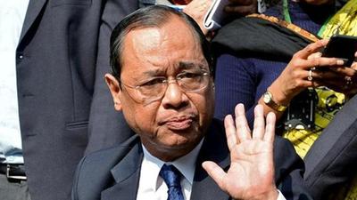 Ex-CJI Ranjan Gogoi was present in the House on Monday.