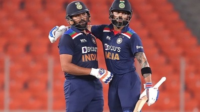 Rohit Sharma and Virat Kohli (Getty) Rohit Sharma and Virat Kohli (Getty)