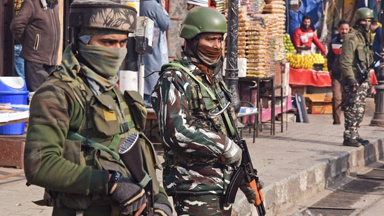 Officials said security forces have launched a search operation in the area. (ANI file photo/ Representational image) Officials said security forces have launched a search operation in the area. (ANI file photo/ Representational image)