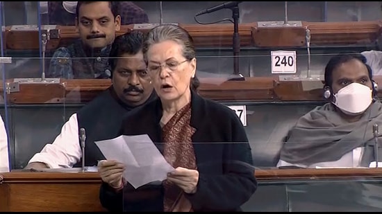 Congress president Sonia Gandhi raised the issue of alleged gender insensitivity in questions prepared by the CBSE for Class 10 exams. (PTI Photo)