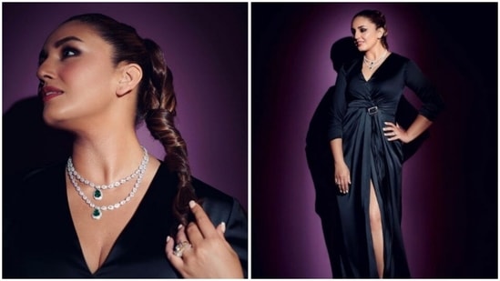 Huma Qureshi never disappoints when it comes to fashion. For Monday, Huma drove our blues away with a set of pictures of herself demonstrating how to deck up for all the parties that are coming in the weeks ahead. For the pictures, Huma decked up in black and looked right out of a dream.(Instagram/@iamhumaq)