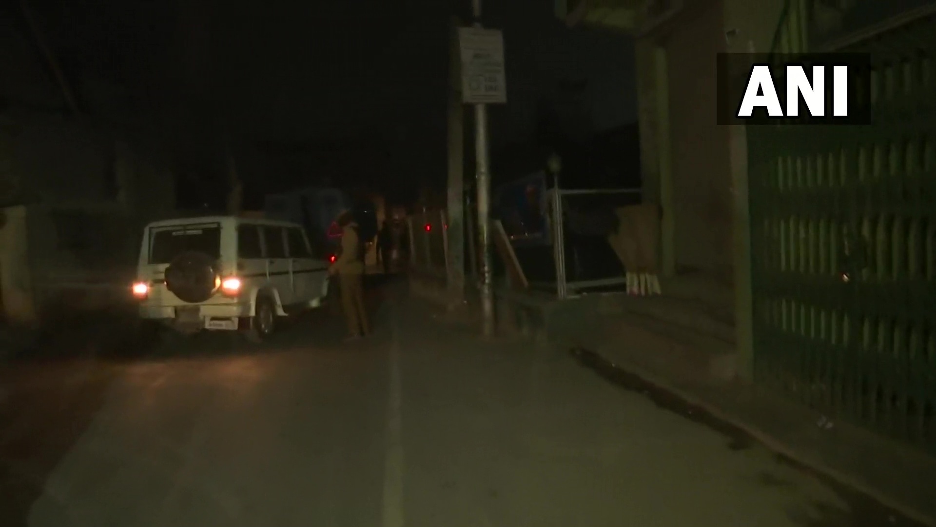 Jammu and Kashmir Police said the area has been cordoned off. (ANI Twitter)