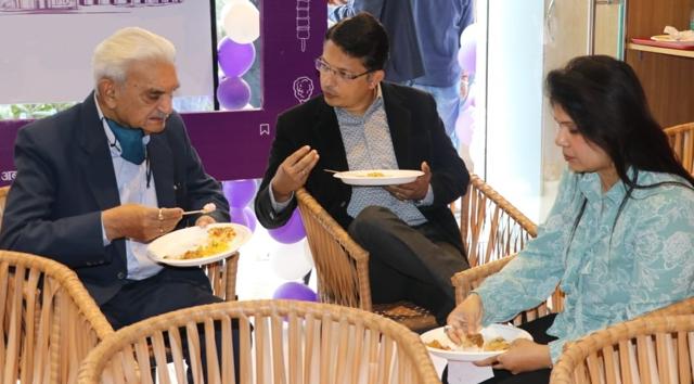 Multicuising quick food joint Purple Foods is one of the latest entrant in the city. (HT Photo) Multicuising quick food joint Purple Foods is one of the latest entrant in the city. (HT Photo)