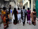 The bench, which included justices BR Gavai and BV Nagarathna, said the identity cards have to be given to sex workers from the list maintained by the National AIDS Control Organisation.(HT File) The bench, which included justices BR Gavai and BV Nagarathna, said the identity cards have to be given to sex workers from the list maintained by the National AIDS Control Organisation.(HT File)