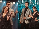 Ankita Lokhande and Vicky Jain at their engagement party. Ankita Lokhande and Vicky Jain at their engagement party.