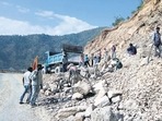 The three strategic roads sought to be expanded form a part of the 889-km Char Dham road expansion project to link the Hindu pilgrimage sites of Badrinath, Kedarnath, Gangotri, and Yamunotri. (HT PHOTO) The three strategic roads sought to be expanded form a part of the 889-km Char Dham road expansion project to link the Hindu pilgrimage sites of Badrinath, Kedarnath, Gangotri, and Yamunotri. (HT PHOTO)