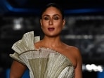 Kareena Kapoor walks the ramp at the Lakme Absolute Grand Finale fashion show in Mumbai on October 10, 2021. Kareena Kapoor walks the ramp at the Lakme Absolute Grand Finale fashion show in Mumbai on October 10, 2021.