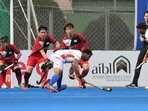 For India, Lalit Kumar Upadhyay (3') and Harmanpreet Singh (33') scored while Jonghyun Jang (42') and Kim Hyeongjin (46') scored in Korea's resurgence.(HOCKEY INDIA) For India, Lalit Kumar Upadhyay (3') and Harmanpreet Singh (33') scored while Jonghyun Jang (42') and Kim Hyeongjin (46') scored in Korea's resurgence.(HOCKEY INDIA)