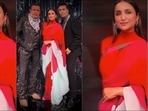 Parineeti Chopra channels spirited attitude in  <span class='webrupee'>₹</span>19k powder blue and scarlet printed saree&nbsp;