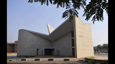 The Conservation Management Plan for the iconic Gandhi Bhawan was prepared by Panjab University. (Keshav Singh/HT) The Conservation Management Plan for the iconic Gandhi Bhawan was prepared by Panjab University. (Keshav Singh/HT)