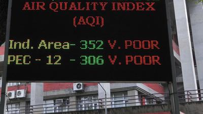 Currently, Chandigarh has two air quality monitoring stations in Sectors 22 and Sector 25, and three manual observatories at Sector 17, Sector 39 IMTECH and PEC in Sector 12. (HT File Photo) Currently, Chandigarh has two air quality monitoring stations in Sectors 22 and Sector 25, and three manual observatories at Sector 17, Sector 39 IMTECH and PEC in Sector 12. (HT File Photo)