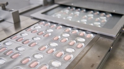 Paxlovid, a Pfizer's coronavirus disease (COVID-19) pill, is seen manufactured in Ascoli, Italy (Reuters)