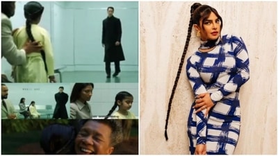 Priyanka Chopra shared posts in her Sati look. Priyanka Chopra shared posts in her Sati look.