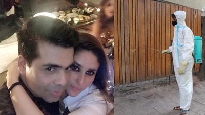 Karan Johar and Kareena Kapoor's respective houses have undergone sanitisation. Karan Johar and Kareena Kapoor's respective houses have undergone sanitisation. 