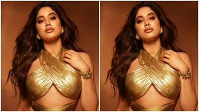 "Golden state of mind," she captioned her pictures. (Instagram/@janhvikapoor)