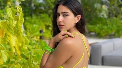 Sara Ali Khan woke up feeling bloated and tired, so she did this: Watch her Sara-crusher gym workout Sara Ali Khan woke up feeling bloated and tired, so she did this: Watch her Sara-crusher gym workout