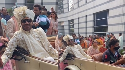 Vicky Jain on his way to marry Ankita Lokhande. Vicky Jain on his way to marry Ankita Lokhande. 
