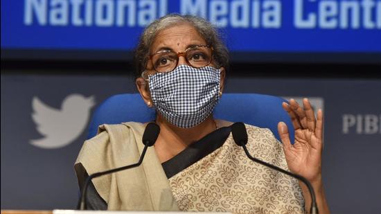 For April-September 2021, the government said it doesn’t owe any GST compensation to as many as 21 states including Bihar, Chhattisgarh, Kerala and Rajasthan. (Sanjeev Verma/HT PHOTO) For April-September 2021, the government said it doesn’t owe any GST compensation to as many as 21 states including Bihar, Chhattisgarh, Kerala and Rajasthan. (Sanjeev Verma/HT PHOTO)