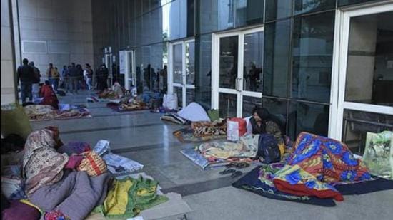 The agitating doctors have been complaining about pressure piling on them amid the pandemic. (HT PHOTO/Representational photo)