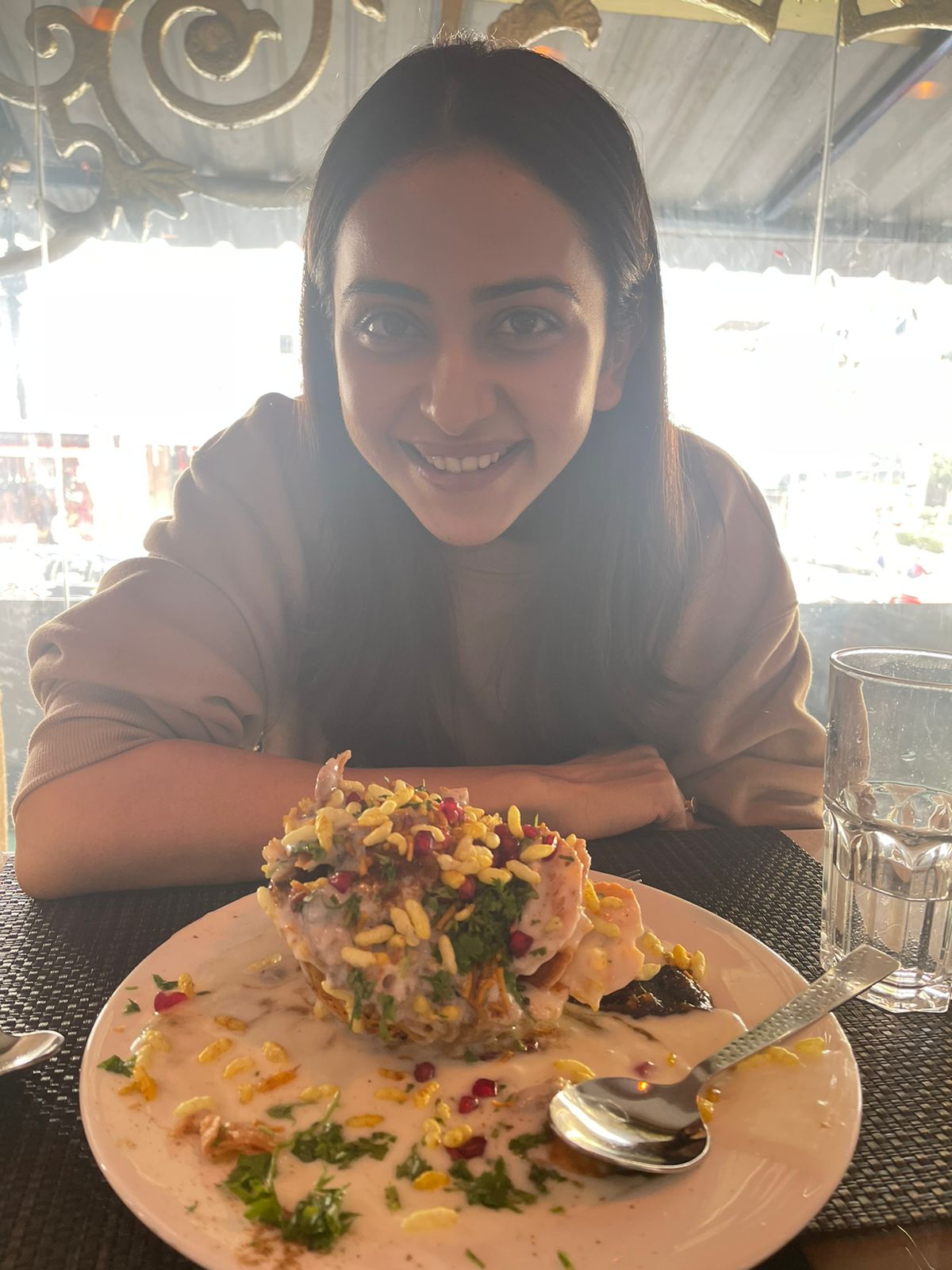 The actor relishing Basket Chaat in Lucknow (Instagram) The actor relishing Basket Chaat in Lucknow (Instagram)