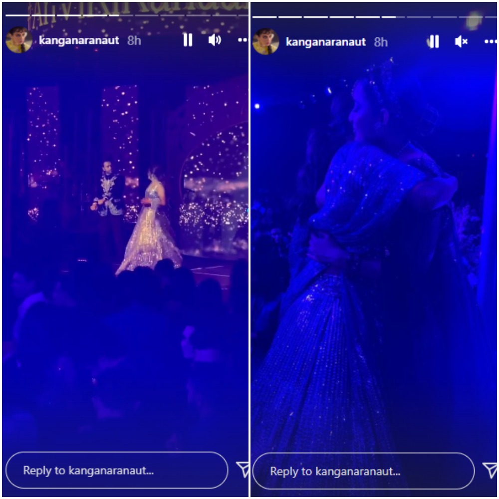 Kangana hugged Ankita.