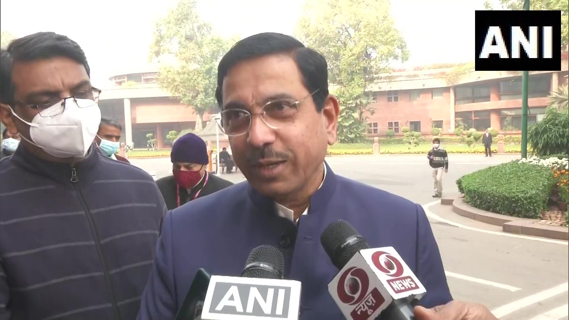 File photo of Union minister of parliamentary affairs Pralhad Joshi.