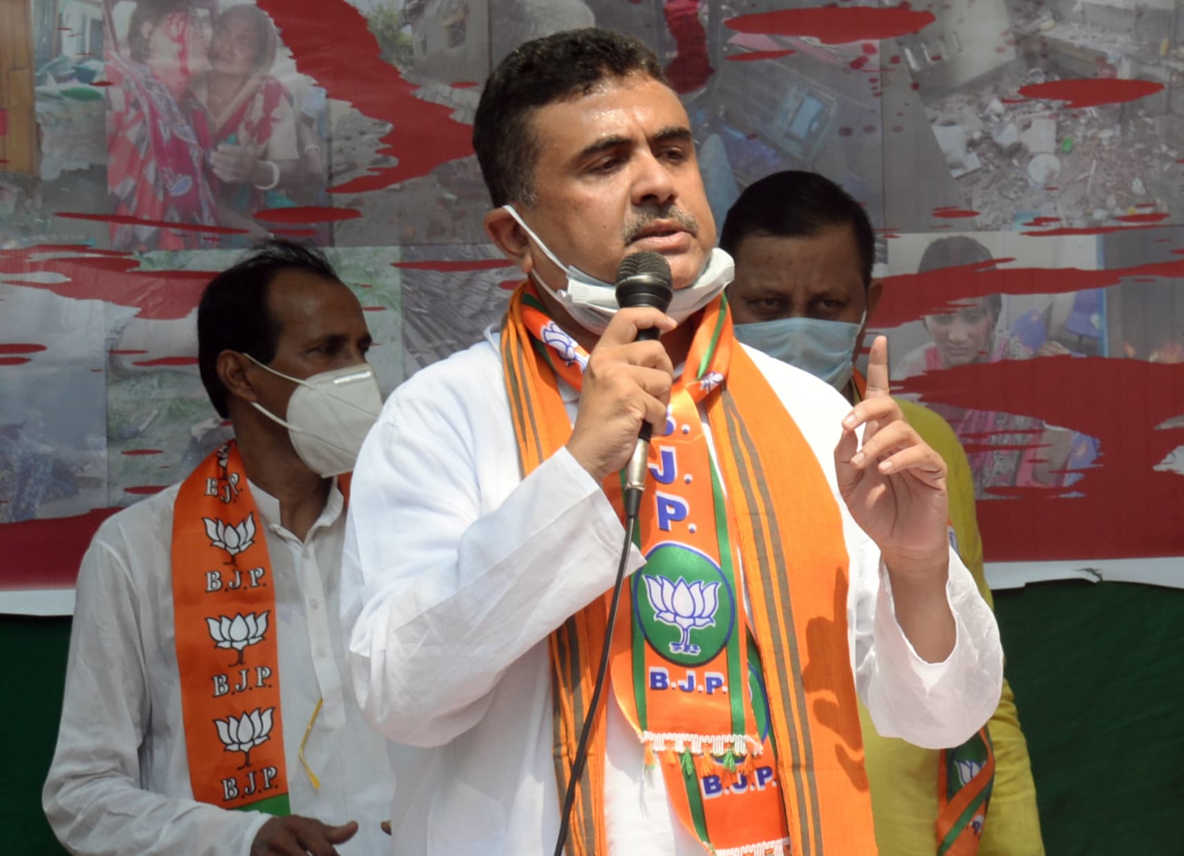 BJP leader and West Bengal leader of Opposition Suvendu Adhikari. (ANI)