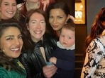Priyanka Chopra spends time with family and friends at her New York restaurant Sona. Priyanka Chopra spends time with family and friends at her New York restaurant Sona.