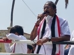 File photo of former Tamil Nadu minister P Thangamani.