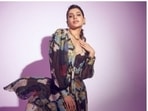 Samantha Ruth Prabhu is a work of art in a  <span class='webrupee'>₹</span>27K ikat print dress
