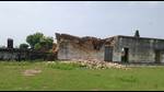 A dilapidated building of a government secondary school in Prayagraj. (HT) A dilapidated building of a government secondary school in Prayagraj. (HT)