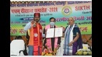 Governor Anandiben Patel at the Sixth Convocation of the Madan Mohan Malviya University of Technology on Wednesday. (HT Photo) Governor Anandiben Patel at the Sixth Convocation of the Madan Mohan Malviya University of Technology on Wednesday. (HT Photo)