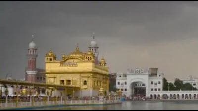 The Golden Temple in Amritsar