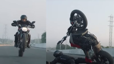 Ajith in a still from Valimai making video. Ajith in a still from Valimai making video. 