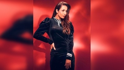 Malaika Arora ditched the loud makeup and went for a bronzed look. Her sensuous smokey eyes blushed bronzed cheeks and nude brown lips made her look even more elegant and fancy. (Instagram/@malaikaaroraofficial)
