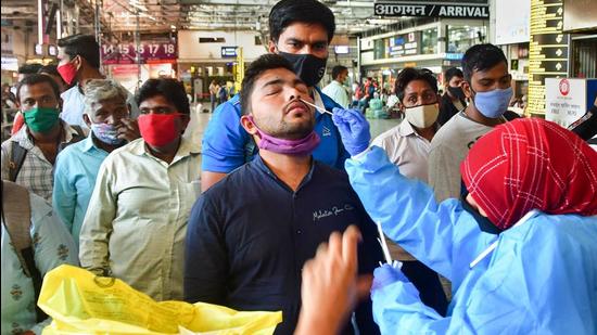 Of the four new Omicron cases, two were detected in Osmanabad, while one case each was detected in Mumbai and Buldhana, the Maharashtra health department said on Wednesday. (PTI PHOTO.)