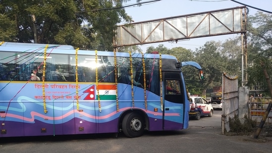 Delhi-Kathmandu DTC updates Covid-19 travel rules, bus service resumes after 20 months (Twitter/AlokReporter)