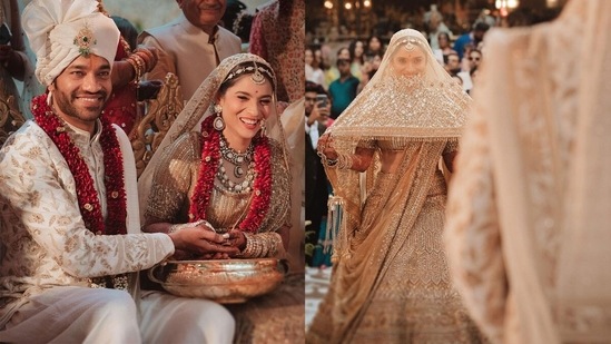 Ankita Lokhande and Vicky Jain tied the knot on Tuesday.&nbsp;