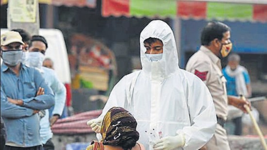 The minister said two of the infected are relatives of the first patient, a UK-returned doctor. (HT) The minister said two of the infected are relatives of the first patient, a UK-returned doctor. (HT)