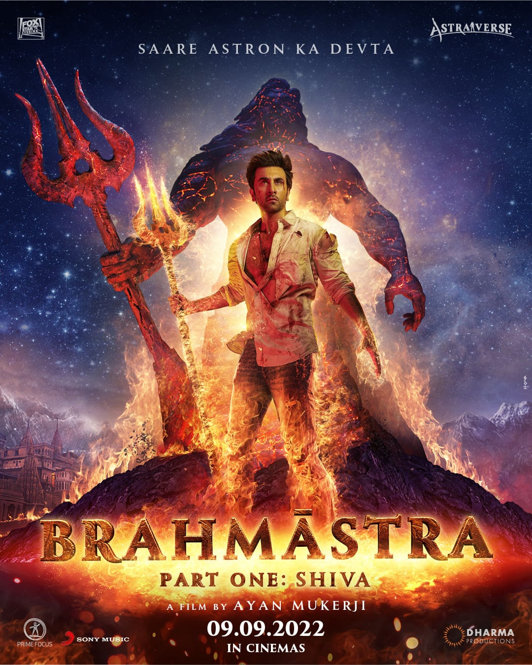 Ranbir Kapoor in Brahmastra Part One: Shiva. Ranbir Kapoor in Brahmastra Part One: Shiva.