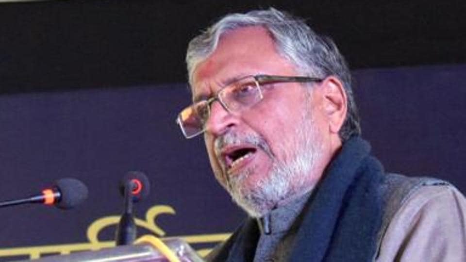 A file photo of BJP leader Sushil Modi. (HT) A file photo of BJP leader Sushil Modi. (HT)