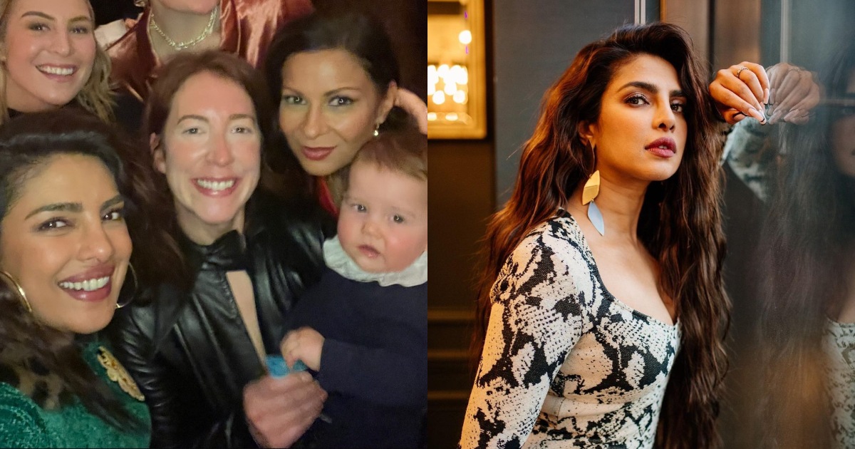 Priyanka Chopra spends time with family and friends at her New York restaurant Sona. Priyanka Chopra spends time with family and friends at her New York restaurant Sona. 