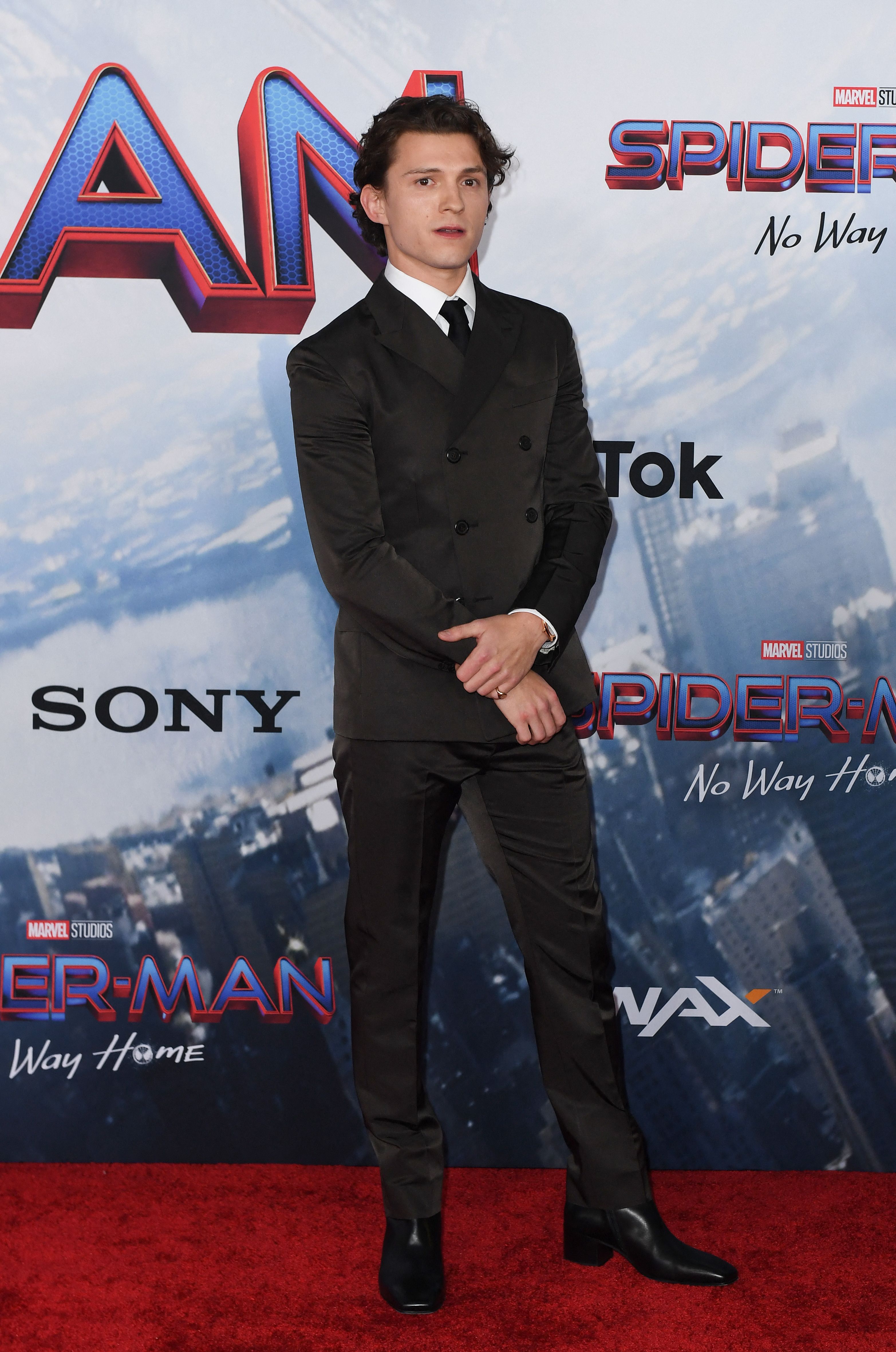 Tom Holland at the premiere of Spider-Man: No Way Home in Los Angeles. (Photo by VALERIE MACON / AFP) (AFP) Tom Holland at the premiere of Spider-Man: No Way Home in Los Angeles. (Photo by VALERIE MACON / AFP) (AFP)