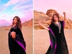Janhvi Kapoor is a travel enthusiast and loves going places when not shooting. She is also a big-time fashionista and never fails to impress the fashion police. From designer red carpet gowns to salwar suits and lehengas, Janhvi Kapoor can ace any outfit that she dons. Recently, she made jaws drop when she took to her Instagram handle to share stills of herself in a stunning black kaftan.(Instagram/@spacemuffin27) Janhvi Kapoor is a travel enthusiast and loves going places when not shooting. She is also a big-time fashionista and never fails to impress the fashion police. From designer red carpet gowns to salwar suits and lehengas, Janhvi Kapoor can ace any outfit that she dons. Recently, she made jaws drop when she took to her Instagram handle to share stills of herself in a stunning black kaftan.(Instagram/@spacemuffin27)
