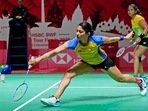 India's Ashwini Ponnappa, left, and Siki N. Reddy compete against England's Chloe Birch and Lauren Smith during their women's doubles badminton group stage match at the BWF World Tour Finals in Nusa Dua, Bali, Indonesia(AP) India's Ashwini Ponnappa, left, and Siki N. Reddy compete against England's Chloe Birch and Lauren Smith during their women's doubles badminton group stage match at the BWF World Tour Finals in Nusa Dua, Bali, Indonesia(AP)