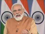 PM Modi addressing the summit on natural farming on Thursday. PM Modi addressing the summit on natural farming on Thursday.
